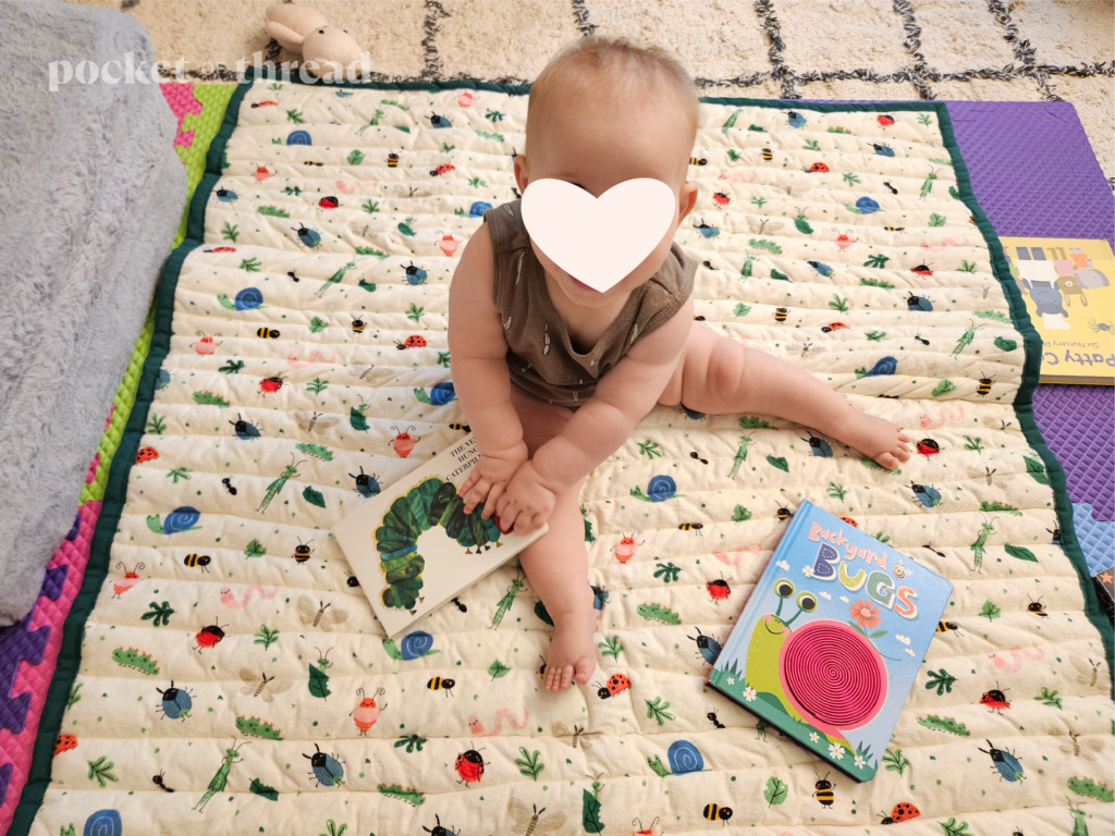 How to Sew a Quilted Baby Blanket | Pocket of Thread