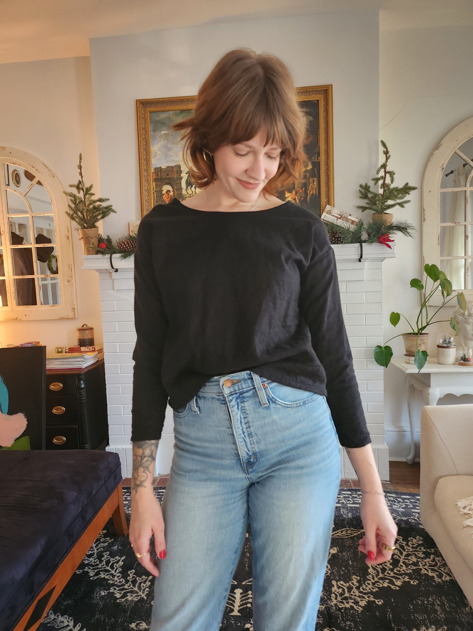 The Washed Patchwork Top