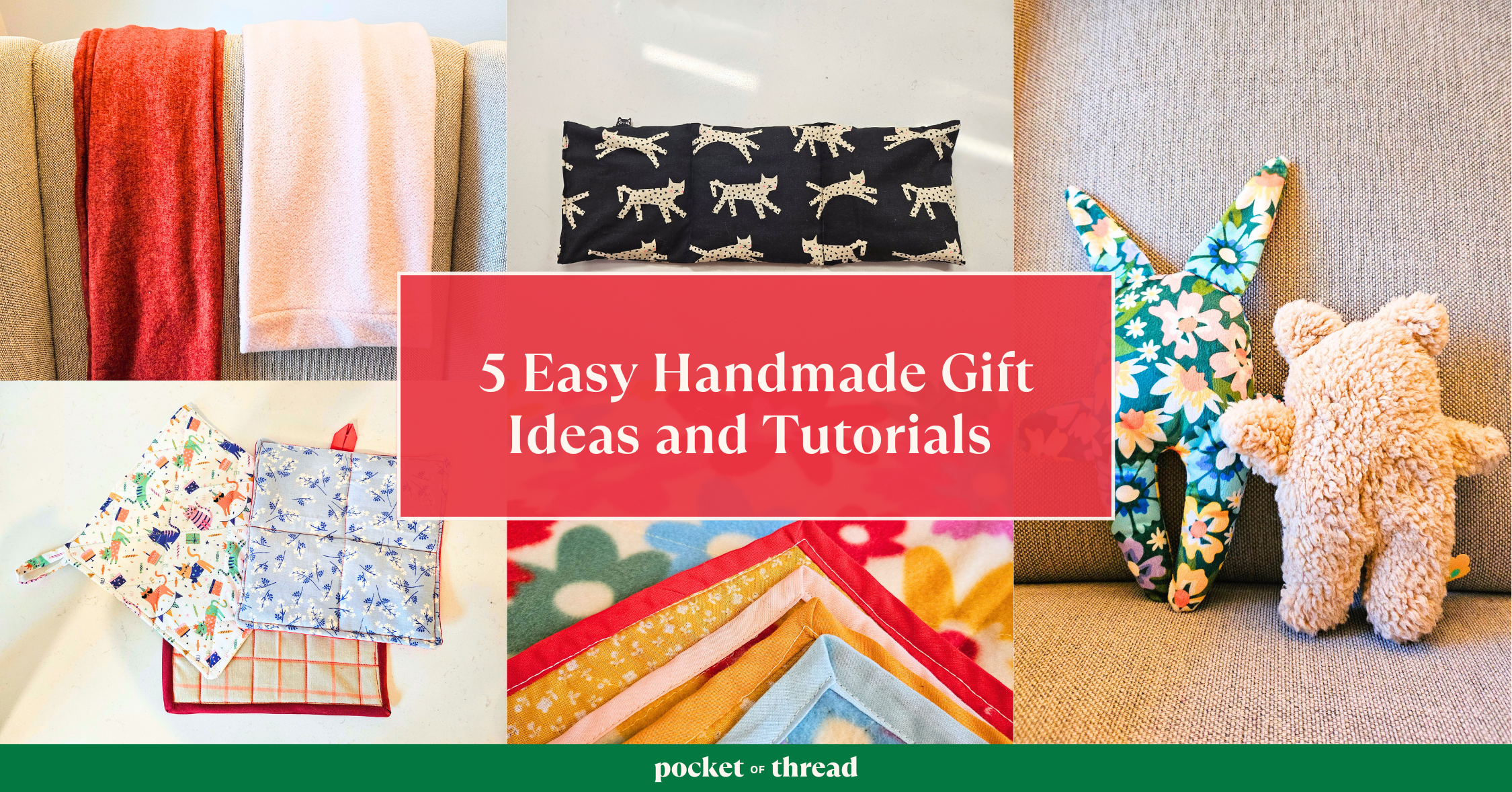 5 Easy Handmade Gift Ideas and Tutorials for Beginners